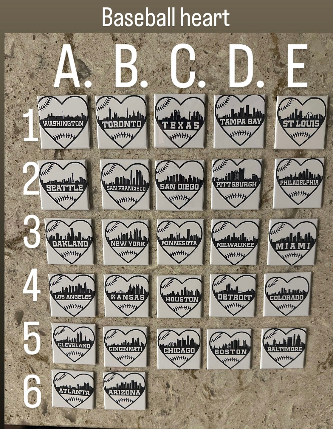 2x2" Square Custom Design Magnet (Set of 6)