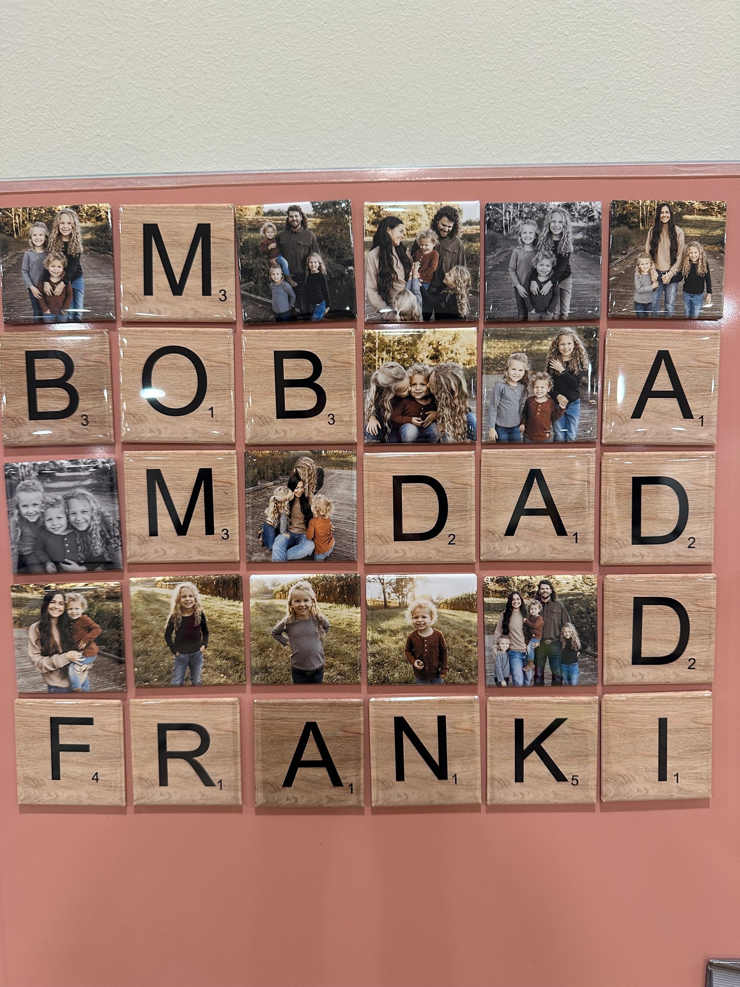 2x2" Scrabble Letter Magnet (Set of 6)