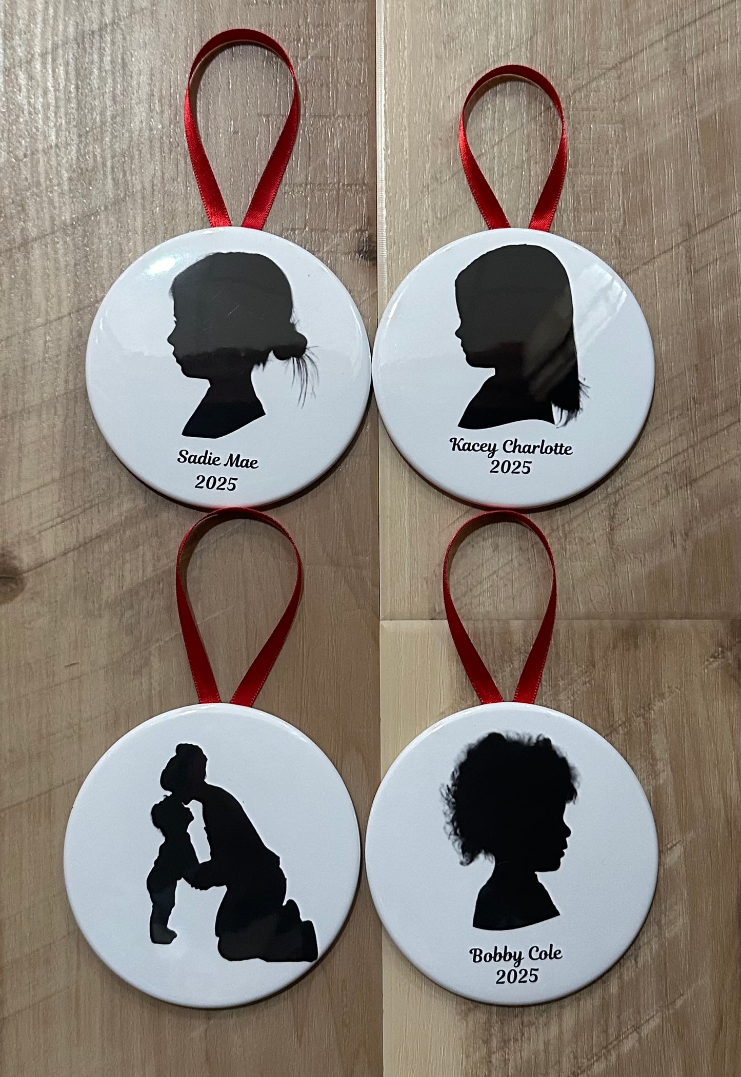3.5" silhouette ornament