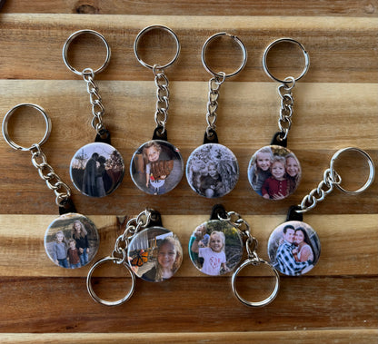 1.25" Round Custom Keychain (set of 8)