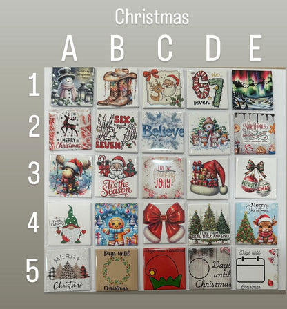 2x2" Square Custom Design Magnet (Set of 6)