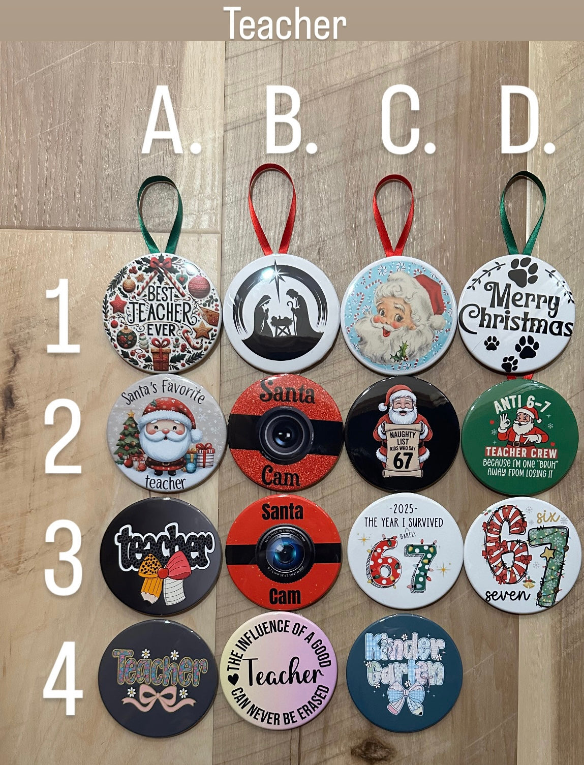 3.5" Round Custom Design Ornament (Set of 4)