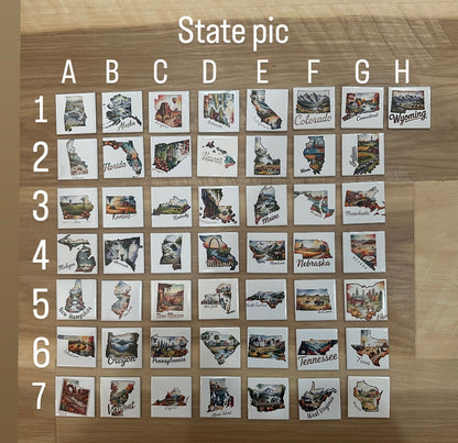 2x2" Square Custom Design Magnet (Set of 6)