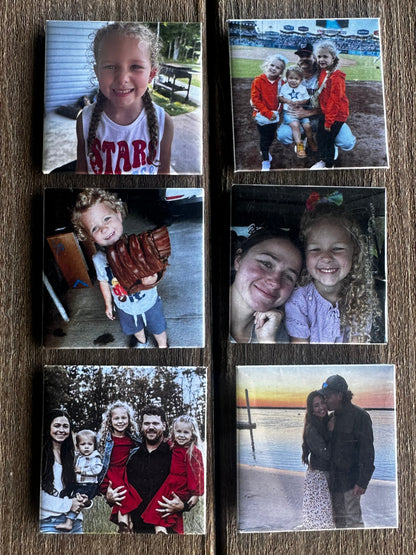 2x2" Photo Magnets (set of 6)