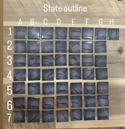 2x2" Square Custom Design Magnet (Set of 6)