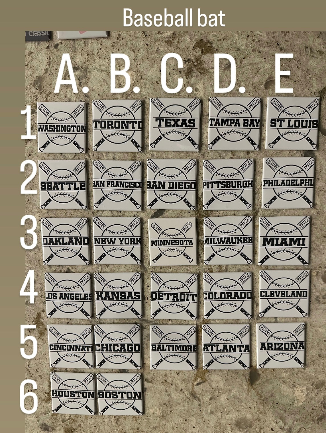 2x2" Square Custom Design Magnet (Set of 6)