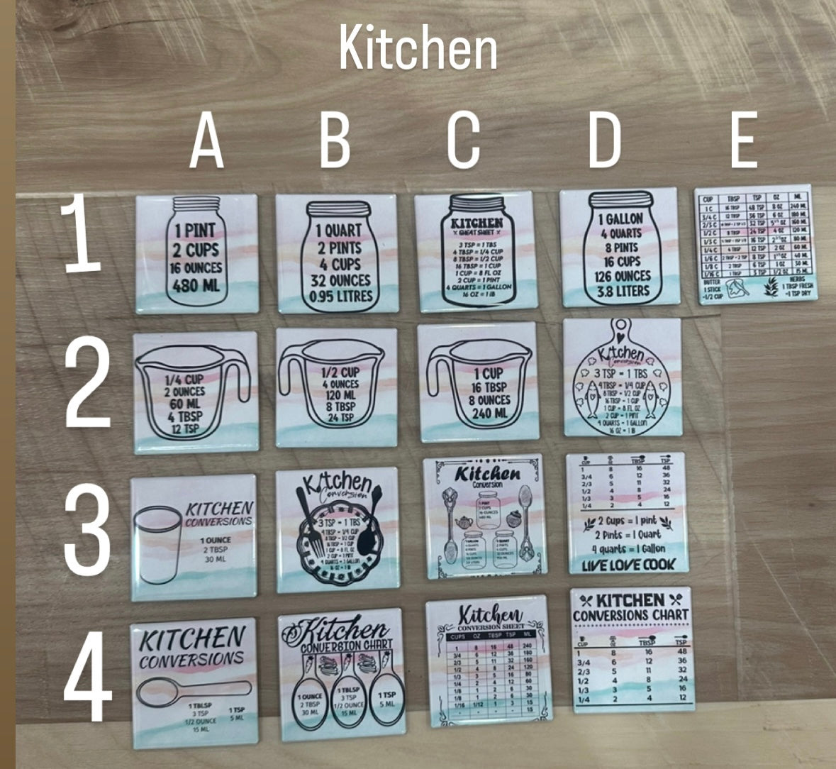 2x2" Square Custom Design Magnet (Set of 6)