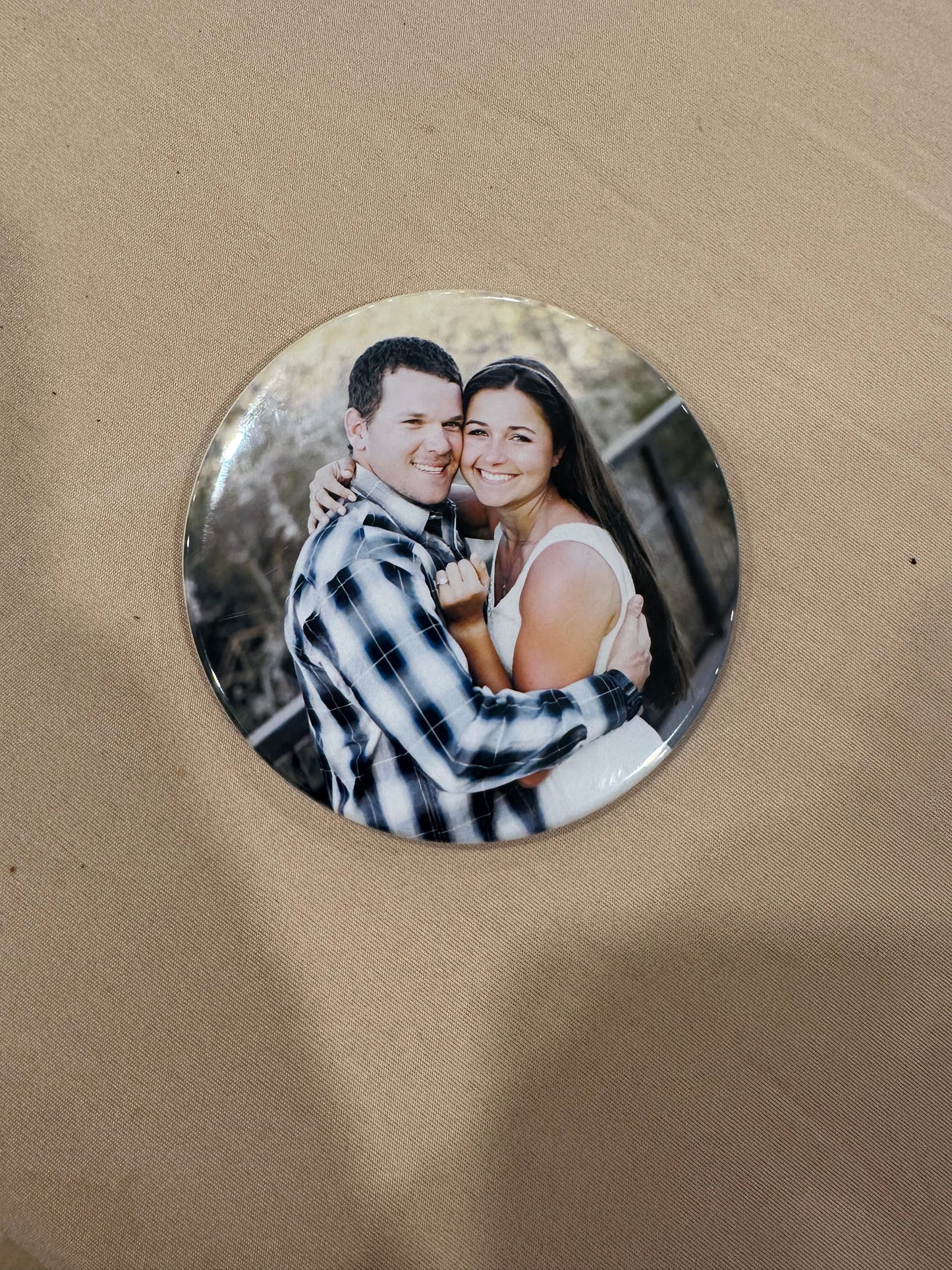 3.5" Round Custom Photo Magnet