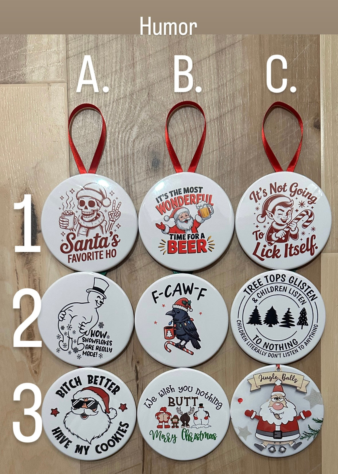 3.5" Round Custom Design Ornament (Set of 4)