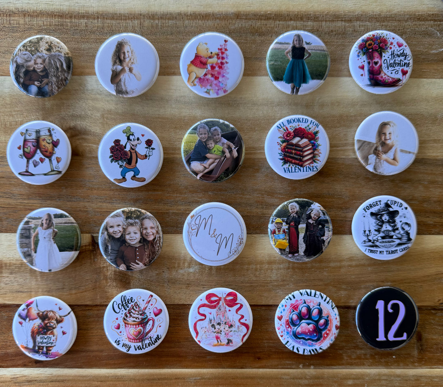 1.25" Round Custom Magnet (set of 20)