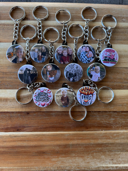 1.25" Round Custom Keychain (set of 12)