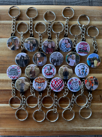 1.25" Round Custom Keychain (set of 20)