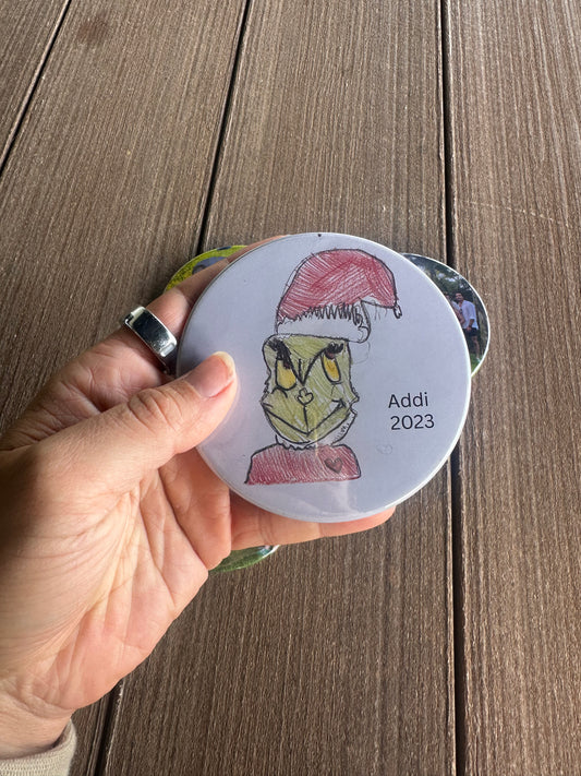 3.5" Round Photo Ornament