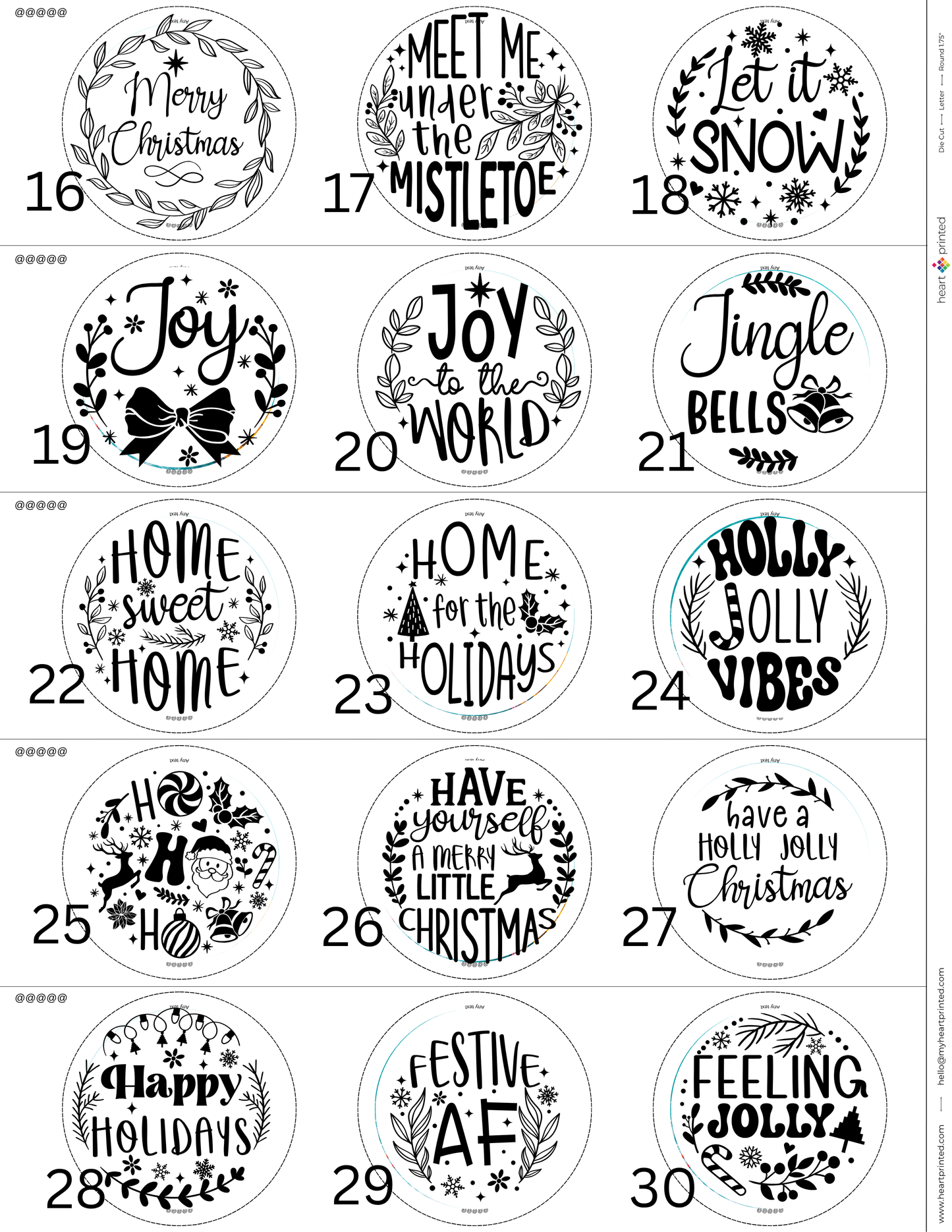 3.5" Round Custom Design Ornament (Set of 4)