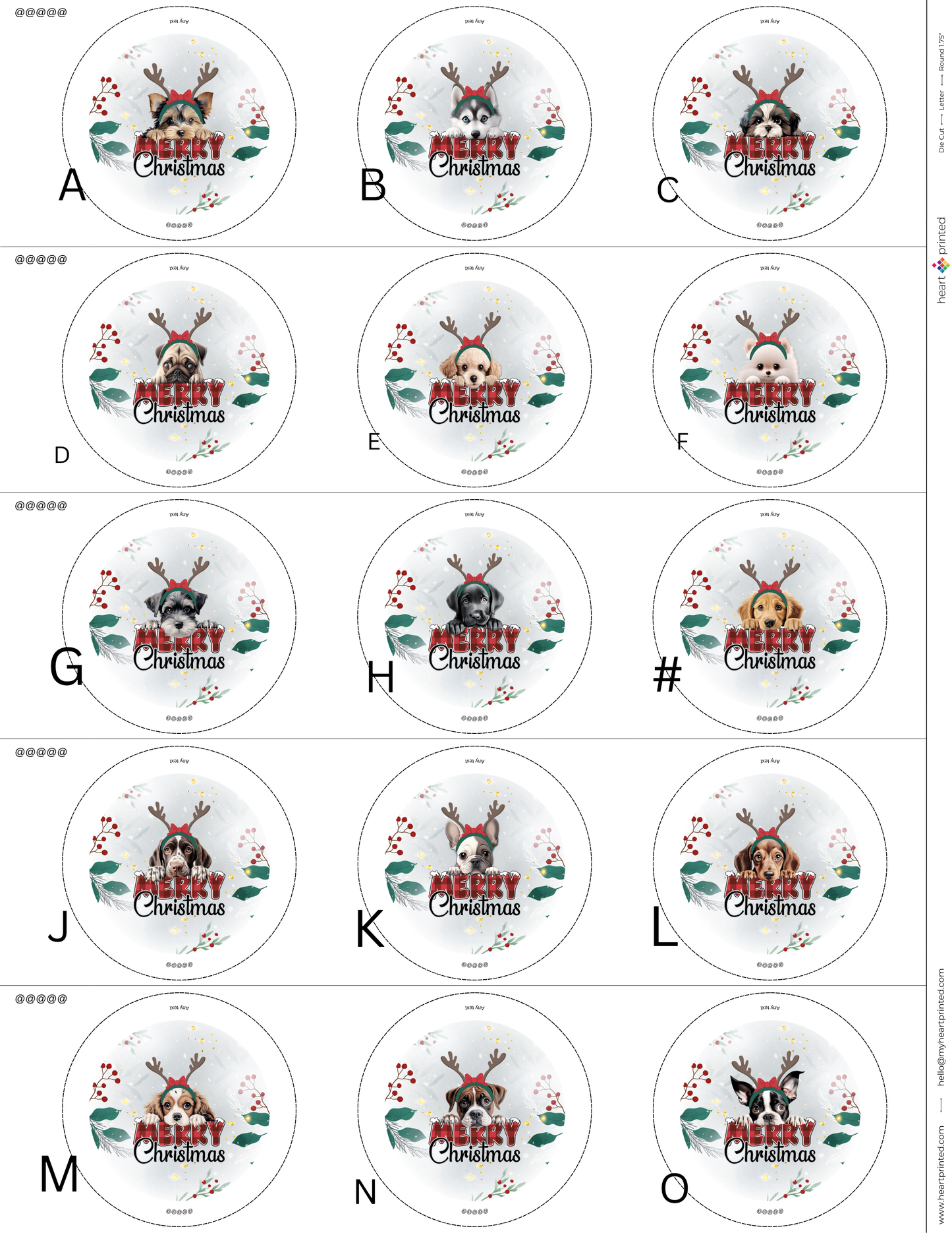 3.5" Round Custom Design Ornament (Set of 4)