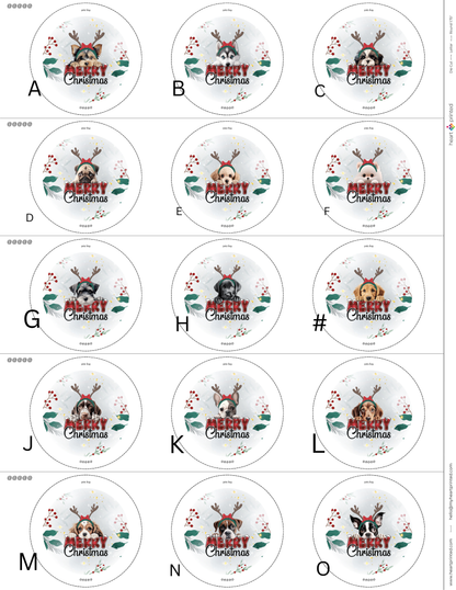 3.5" Round Custom Design Ornament (Set of 4)