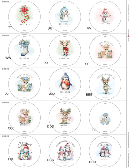 3.5" Round Custom Design Ornament (Set of 4)