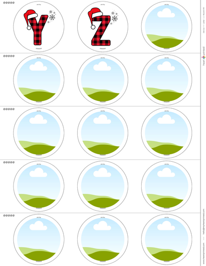 3.5" Round Custom Design Ornament (Set of 4)