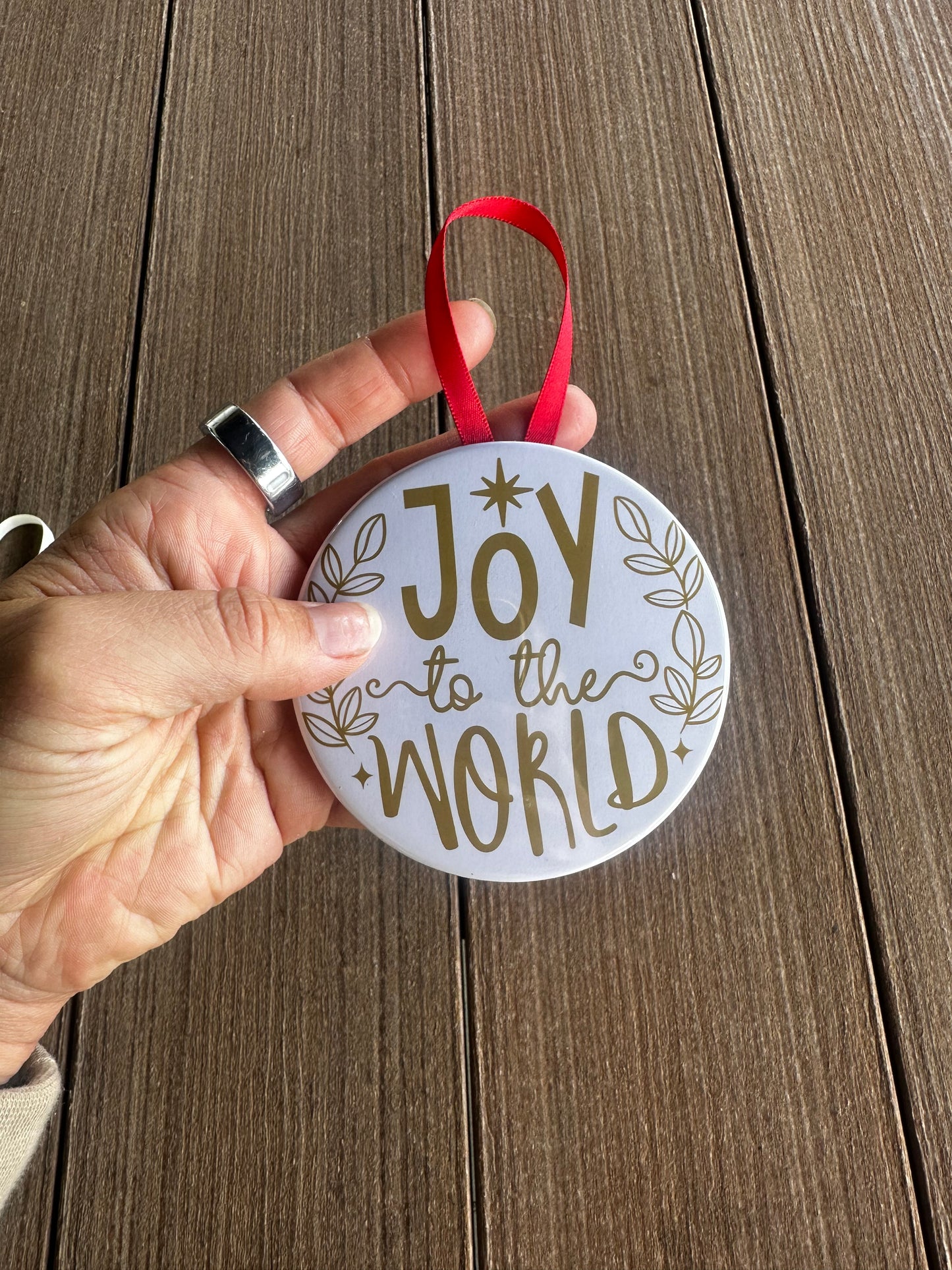 3.5" Round Custom Design Ornament
