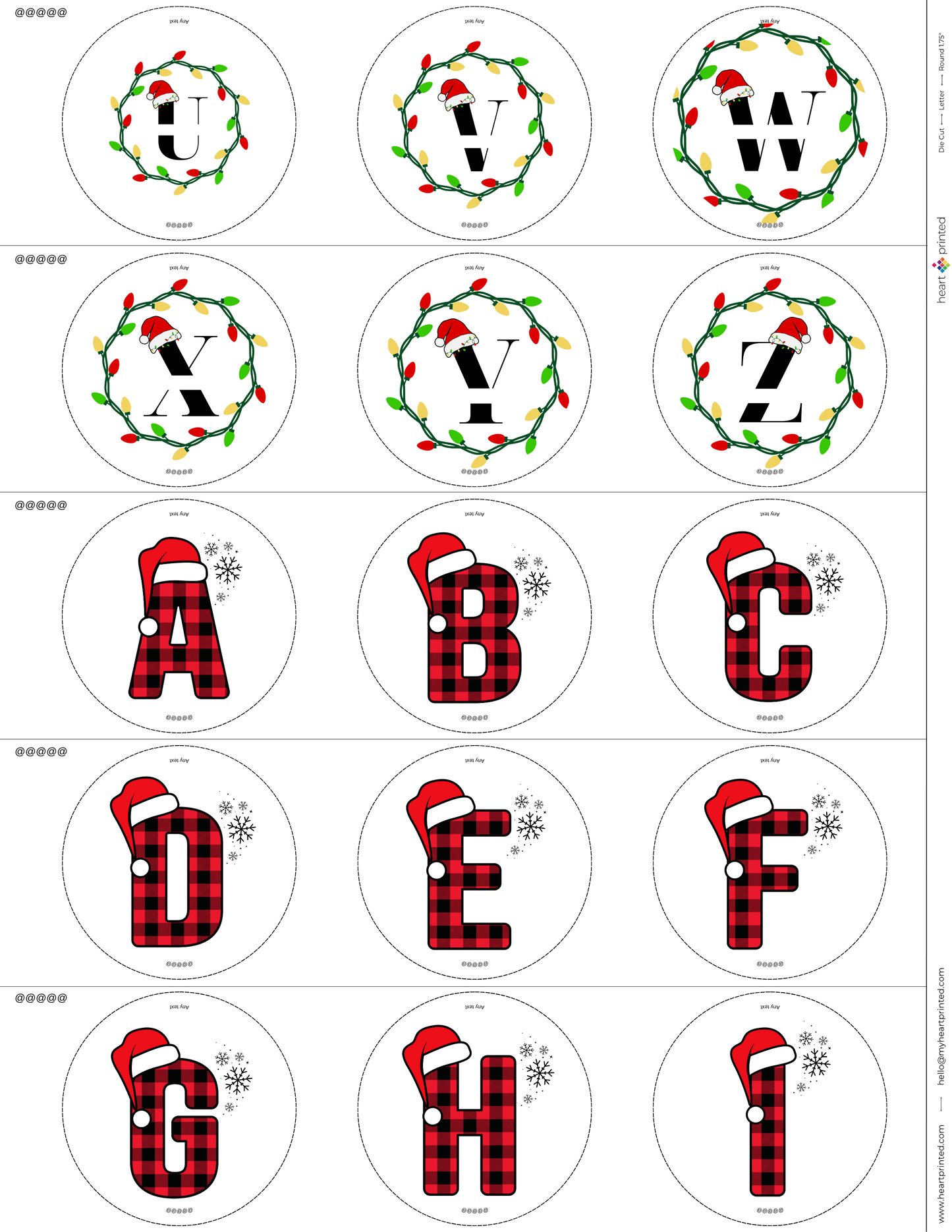 3.5" Round Custom Design Ornament (Set of 4)