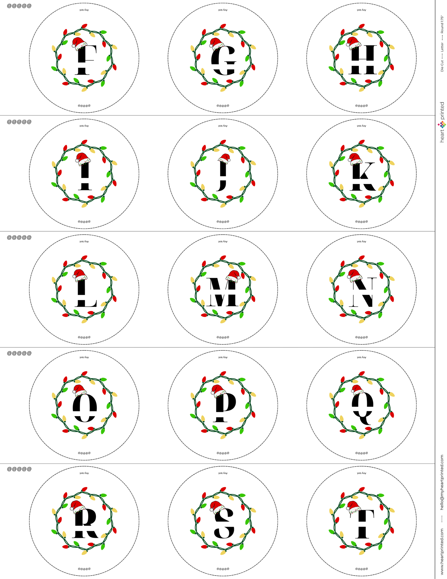 3.5" Round Custom Design Ornament (Set of 4)