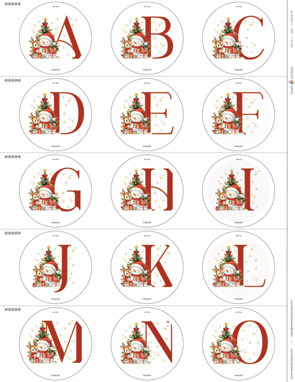 3.5" Round Custom Design Ornament (Set of 4)